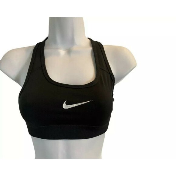 Nike Other - Nike Swoosh Dri Fit Sports Bra Monica ASO Friends Size XS Black Racerback